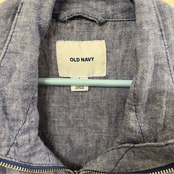 Old Navy Long Sleeve Jean Like Jacket Size Small - Picture 4 of 4
